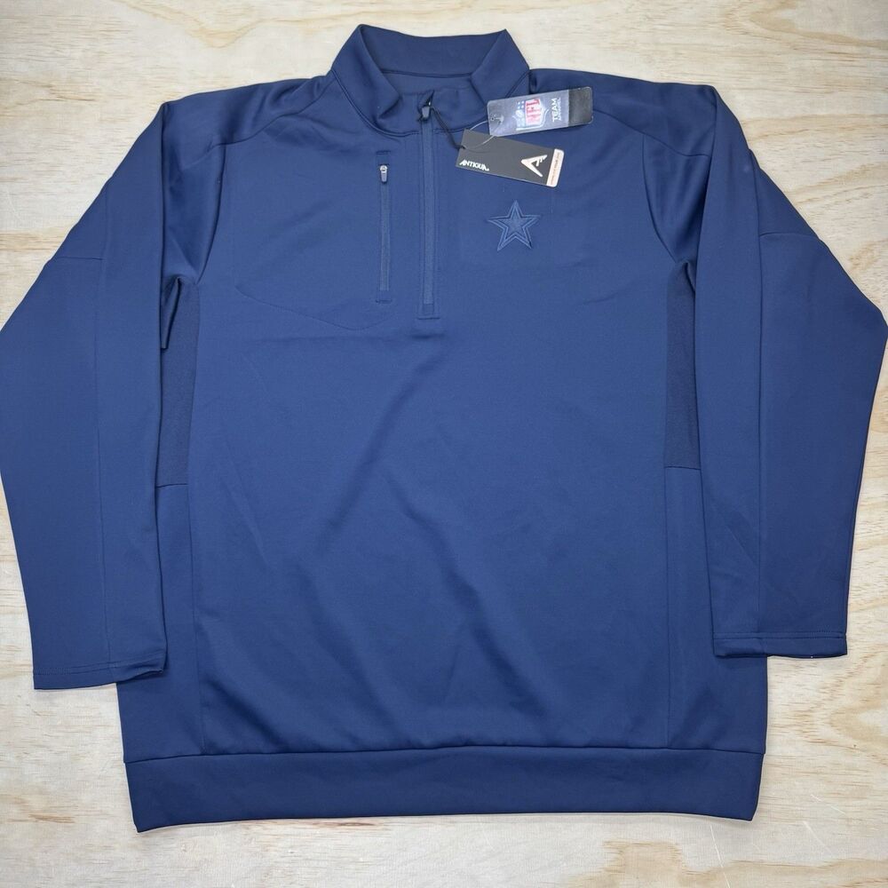 NEW Dallas Cowboys Antigua Generation Tall Pullover Lightweight Long Sleeve 3XLT